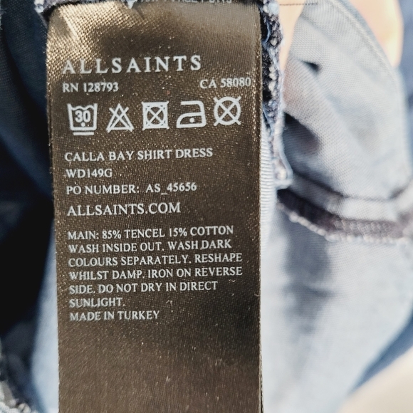 All Saints Calla bay shirt dress - Picture 2 of 10